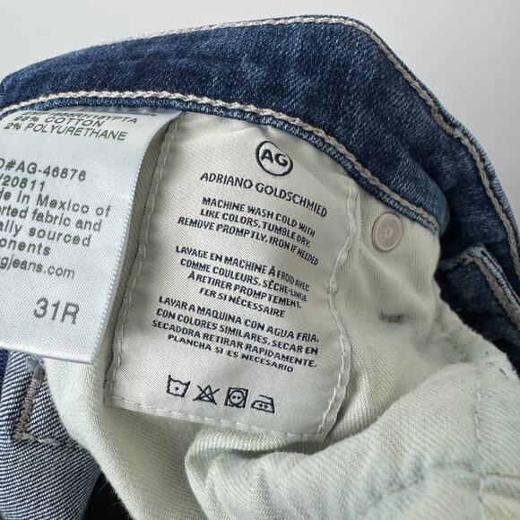 Adriano Goldschmied The Prima Ankle Cigarette Mid-Rise Jeans Size 31R - Picture 11 of 13